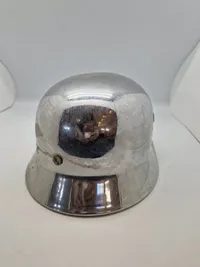 Original tysk hjelm, ww2 forcromet