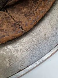 Original tysk hjelm, ww2 forcromet