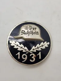 Originalt Diensteintritts-und Traditionsabzeichen Stahlhelmbund 1931