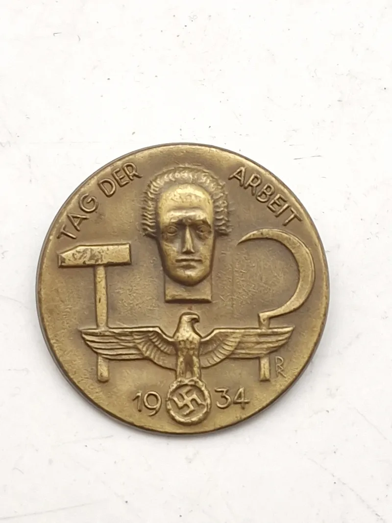 Originalt tag der arbeit 1934 abzeichen