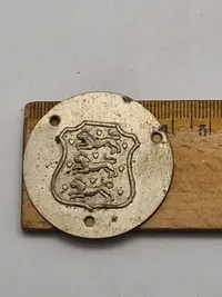Originalt skjold til modstandsbevægelsens armbind