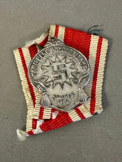 Original Carlsberg medalje med Hagekors