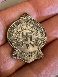 Original Carlsberg medalje med Hagekors