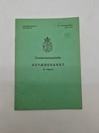 Undervisningshæfte for geværgranat