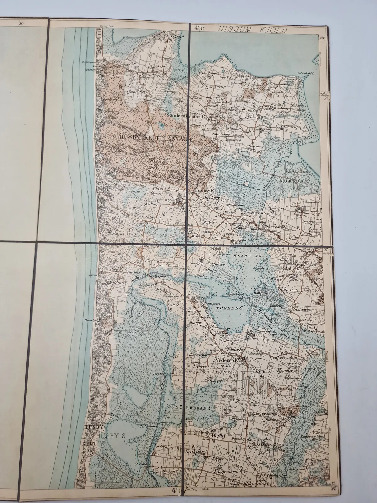 Ældre kort over Husby