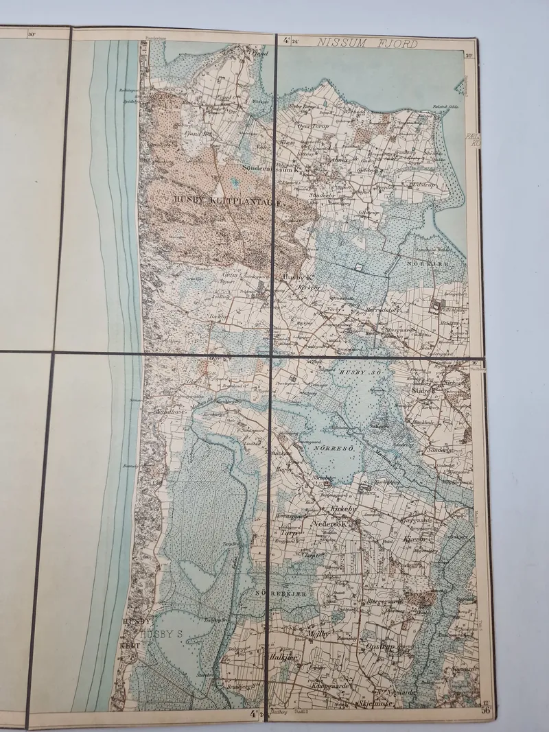 Ældre kort over Husby