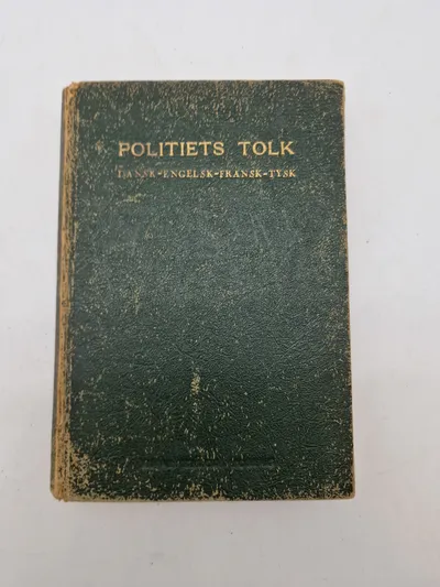 Politiets tolk - dansk-engelsk-fransk-tysk 1944