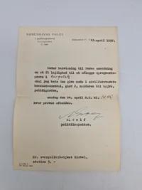 Politiets tolk - dansk-engelsk-fransk-tysk 1944