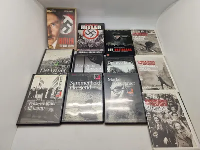 Samling historiske dvd’er