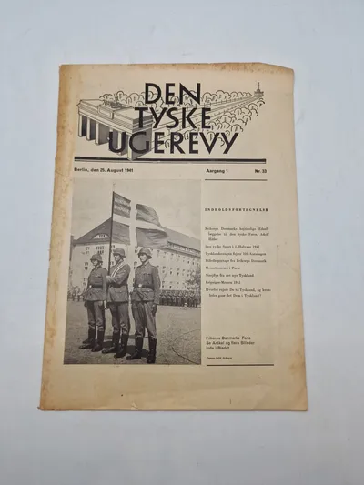 Den Tyske Ugerevy  - 25 Aug 1941 med Frikorps Daanmark