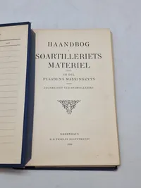 Haandbog Søartileriets Materiel III