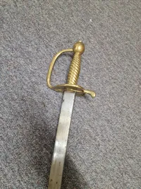 Original  Dansk Infaterisabel M/1834 med skede