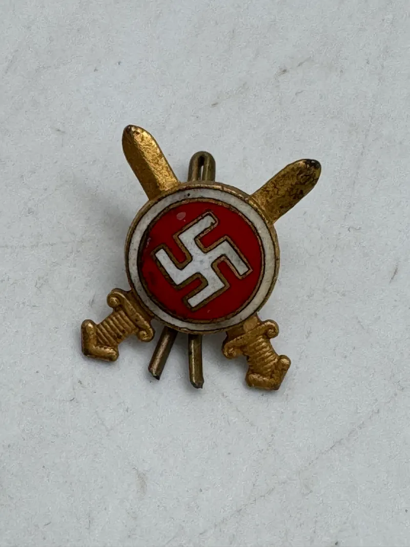 Ekstremt sjældent originalt  -emblem for frontkæmpere