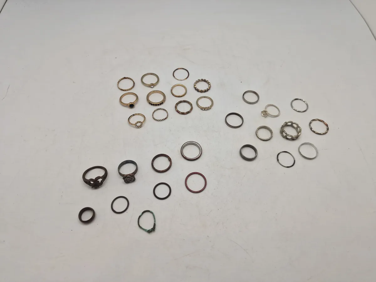 Samling fingerringe