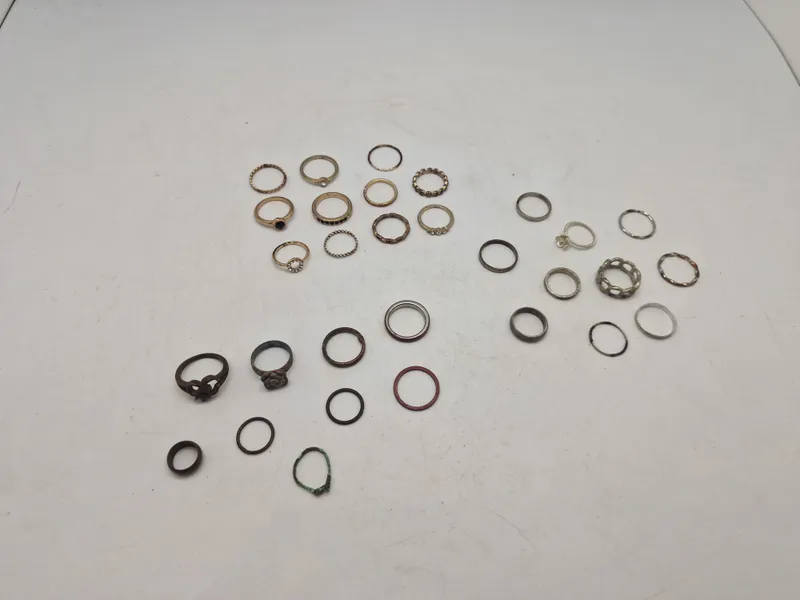 Samling fingerringe