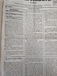 Stort sæt indbundende aviser “Fædrelandet” 1862