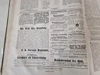 Stort sæt indbundende aviser “Fædrelandet” 1862