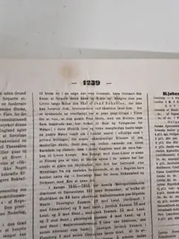 Stort sæt indbundende aviser “Fædrelandet” 1862