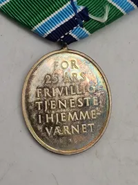Original HJV anciennitetstegn - hjv (sterlingsølv)