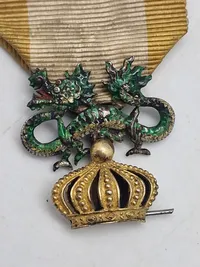 Originalt vedhæng til Imperial Order of the Dragon of Annam