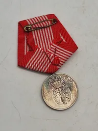 Original HJV fortjenstmedalje - sterlingsølv