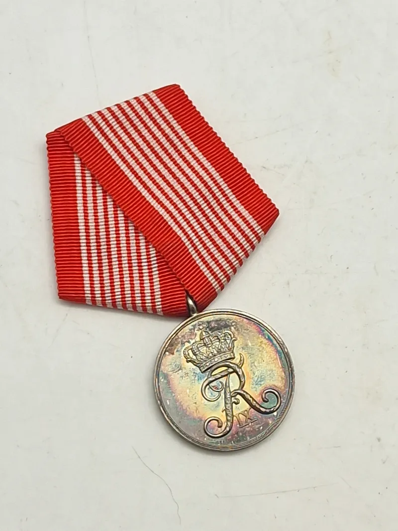 Original HJV fortjenstmedalje - sterlingsølv