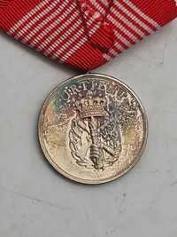 Original HJV fortjenstmedalje - sterlingsølv