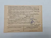Originalt Kriegsurlaubscein - ww2