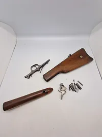 Samling originale resvervedele for Remington rytterkarabin model 1867