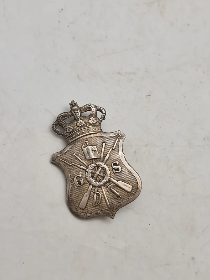 Originalt badge givet til de bedste elever på gymnastik skolen