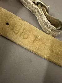 Sjældent original Gardehusar sabel bælte, dateret 1916