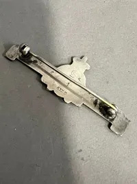 Original Christian X sølv broche 1870-1945