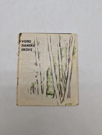 Originalt camoufleret illegalt blad fra ww2