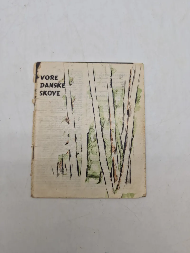 Originalt camoufleret illegalt blad fra ww2