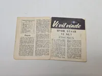 Originalt camoufleret illegalt blad fra ww2