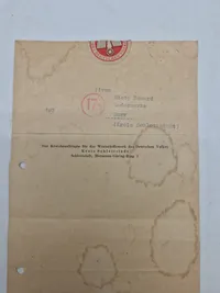 Original tysk WHW pamflet - ww2