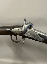 Original Perkussionsmusket M/1848 ex fransk 1822 brugt i 1864