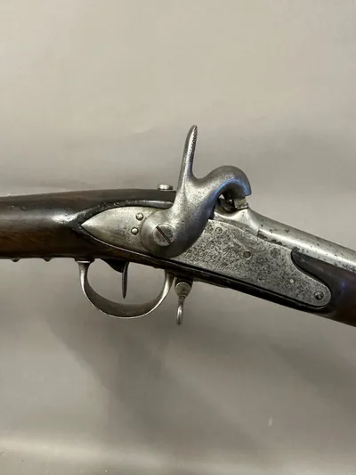 Original Perkussionsmusket M/1848 ex fransk 1822 brugt i 1864