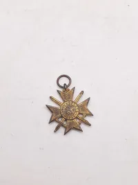 Originalt Gold Military Cross of Merit Bulgaria WW1 1879/1915