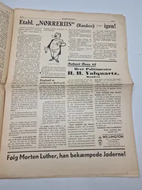 Originalt eks af den danske nazistiske avis “Kamptegnet”