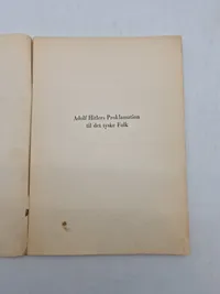 Samling originale udgaver af Førerens taler - ww2