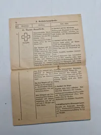 Originalt tysk Mertblatt - ww2