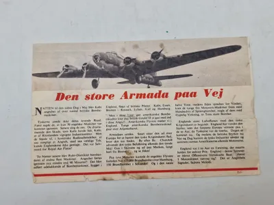 Originalt Nedkastet Sort propaganda  - ww2