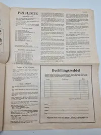 Originalt eks af den danske nazistiske avis “Fædrelandet” men fra Ny Nazisterne