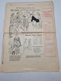 Originalt eks af den danske nazistiske avis “Kamptegnet”