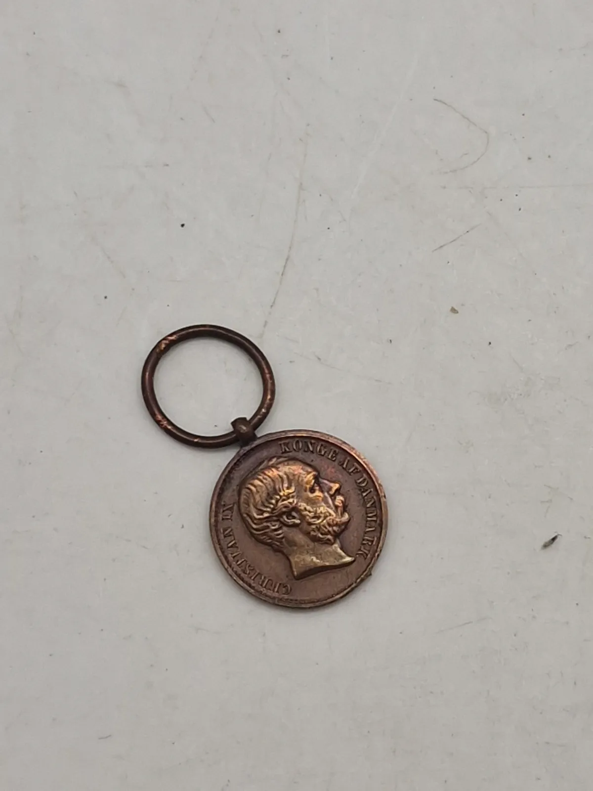 Original miniature medalje for deltagelse i 2 Slesvigske krig (1864)