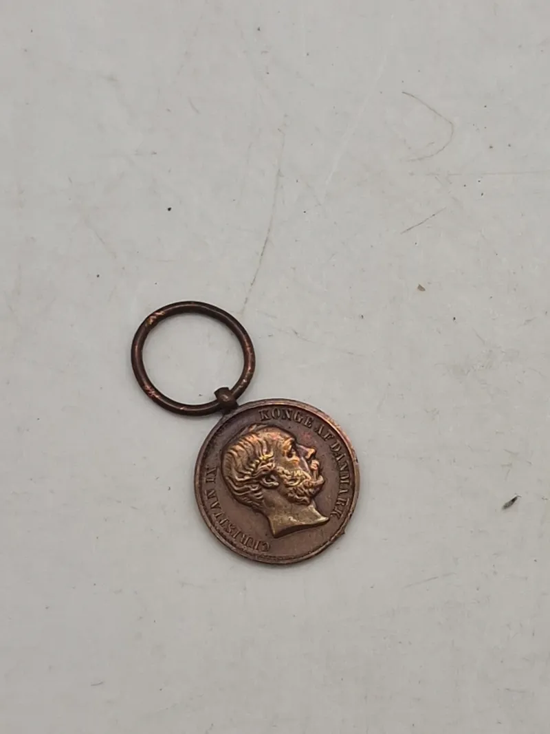 Original miniature medalje for deltagelse i 2 Slesvigske krig (1864)