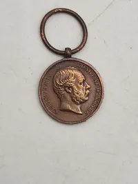 Original miniature medalje for deltagelse i 2 Slesvigske krig (1864)