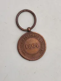Original miniature medalje for deltagelse i 2 Slesvigske krig (1864)