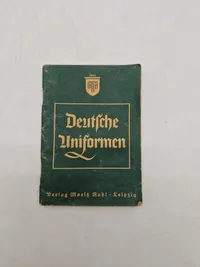 Originalt ww2 hæfte med tyske uniformer